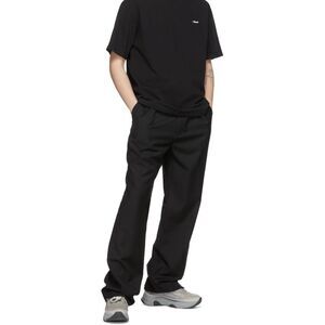 C2H4 Filtered Reality Folded Waist Tailored Trouser R002-056 - Sz Large - Black